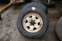 2 TOYOTA HILUX WHEELS AND TYRES - 5