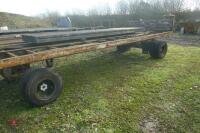 22' 4 WHEEL BALE TRAILER (S/R) (#) - 5