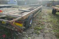 22' 4 WHEEL BALE TRAILER (S/R) (#) - 2