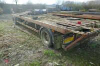 22' 4 WHEEL BALE TRAILER (S/R) (#) - 5