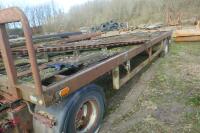 22' 4 WHEEL BALE TRAILER (S/R) (#) - 7