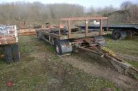 22' 4 WHEEL BALE TRAILER (S/R) (#) - 9