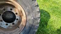 2 X 8 STUD WHEELS & TYRES - 7