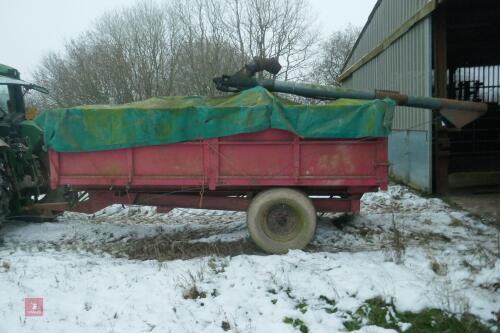 SINGLE AXLE AUGER TIPPING TRAILER (M)