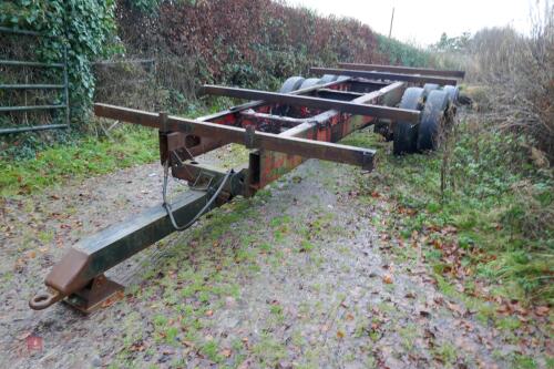 24' TWIN TANDEM AXLE TRAILER CHASIS (S/R