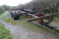 24' TWIN TANDEM AXLE TRAILER CHASIS (S/R - 2