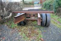 24' TWIN TANDEM AXLE TRAILER CHASIS (S/R - 6