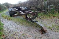 24' TWIN TANDEM AXLE TRAILER CHASIS (S/R - 8