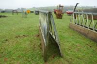 GALVANISED CATTLE FEED BARRIERS - 2