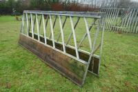 GALVANISED CATTLE FEED BARRIERS - 5