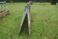 GALVANISED CATTLE FEED BARRIERS - 6