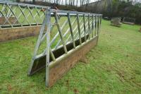 GALVANISED CATTLE FEED BARRIERS - 7