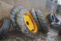 4 X 270/95 R48 WHEELS AND TYRES - 7