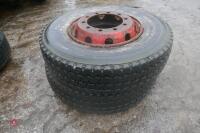 2 X 11R 22.5 WHEELS AND TYRES - 3