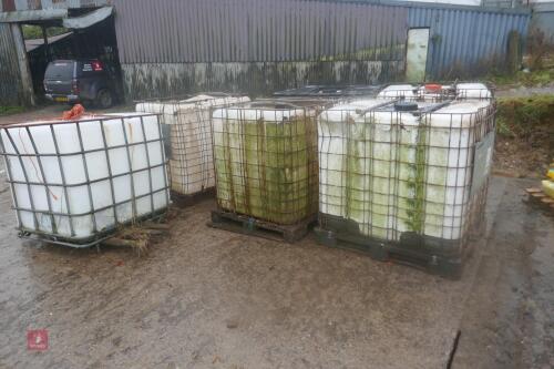 6 IBC TANKS