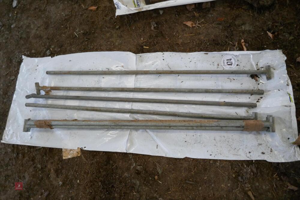 9 GALVANISED HURDLE PINS