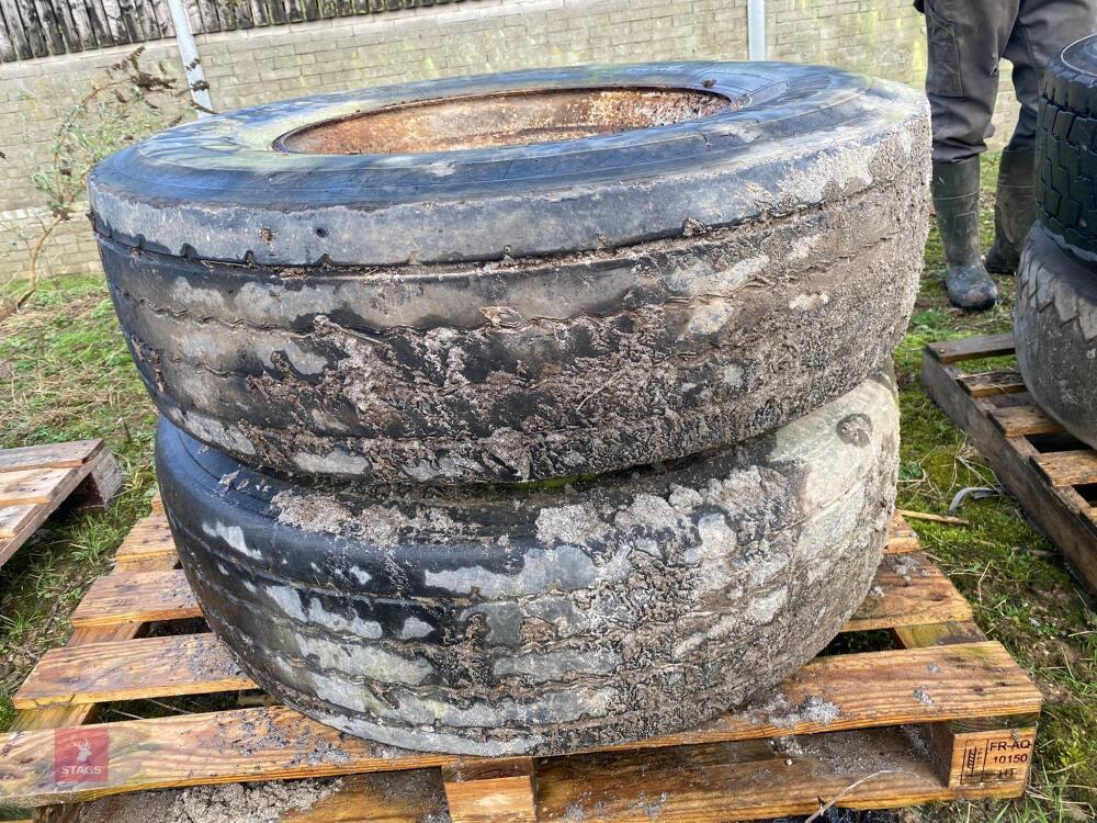 2 MICHELIN LORRY TYRES