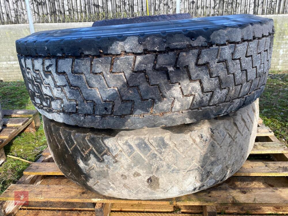 2 HANKOOK LORRY TYRES