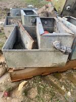 7 CALF WATER TROUGHS - 2