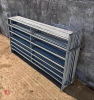 9 x 6FT SQUARE BAR SHEEP HURDLES - 2