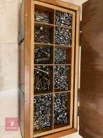 BOX OF VARIOUS NUTS & BOLTS - 3