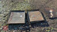 2 MANHOLE COVERS - 3