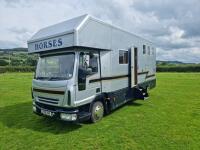 2006 IVECO-E CARGO 3 HORSE TRANSPORTER