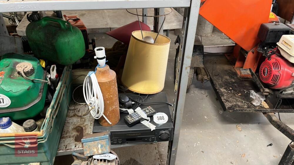LAMP, VHS PLAYER ETC