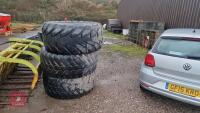 3 FLOTATION TYRES 560/60R 22.5 Varied tread - 3