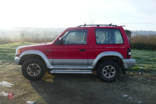 1996 4WD 2.5L MITSUBISHI SHOGUN 3 DOOR