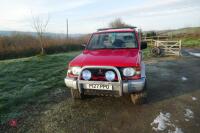 1996 4WD 2.5L MITSUBISHI SHOGUN 3 DOOR - 4