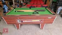 POOL TABLE C/W CUES AND REST - 2