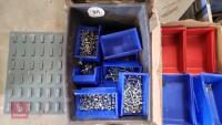 NUTS, BOLTS, PLASTIC TRAYS + SHELVING - 2