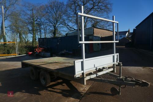 IFOR WILLIAMS 12FT FLAT BED TRAILER