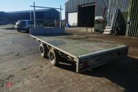 IFOR WILLIAMS 12FT FLAT BED TRAILER - 7