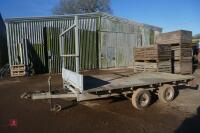 IFOR WILLIAMS 12FT FLAT BED TRAILER - 9