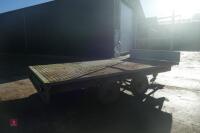 IFOR WILLIAMS 12FT FLAT BED TRAILER - 18