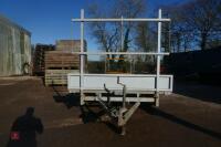 IFOR WILLIAMS 12FT FLAT BED TRAILER - 24