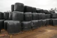 25 ROUND BALES OF ORGANIC SILAGE (BIDS PER BALE)