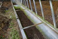 15' GALV CATTLE FEED TROUGH/BARRIER - 6