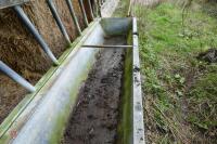 15' GALV CATTLE FEED TROUGH/BARRIER - 7