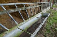 15' GALV CATTLE FEED TROUGH/BARRIER - 12