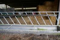 15' GALV CATTLE FEED TROUGH/BARRIER - 5