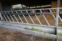 15' GALV CATTLE FEED TROUGH/BARRIER - 6