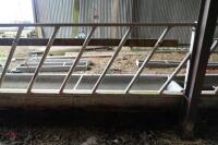 15' GALV CATTLE FEED TROUGH/BARRIER - 7