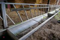 15' GALV CATTLE FEED TROUGH/BARRIER - 11