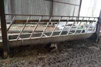 15' GALV CATTLE FEED TROUGH/BARRIER - 2