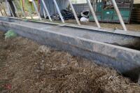 15' GALV CATTLE FEED TROUGH/BARRIER - 9