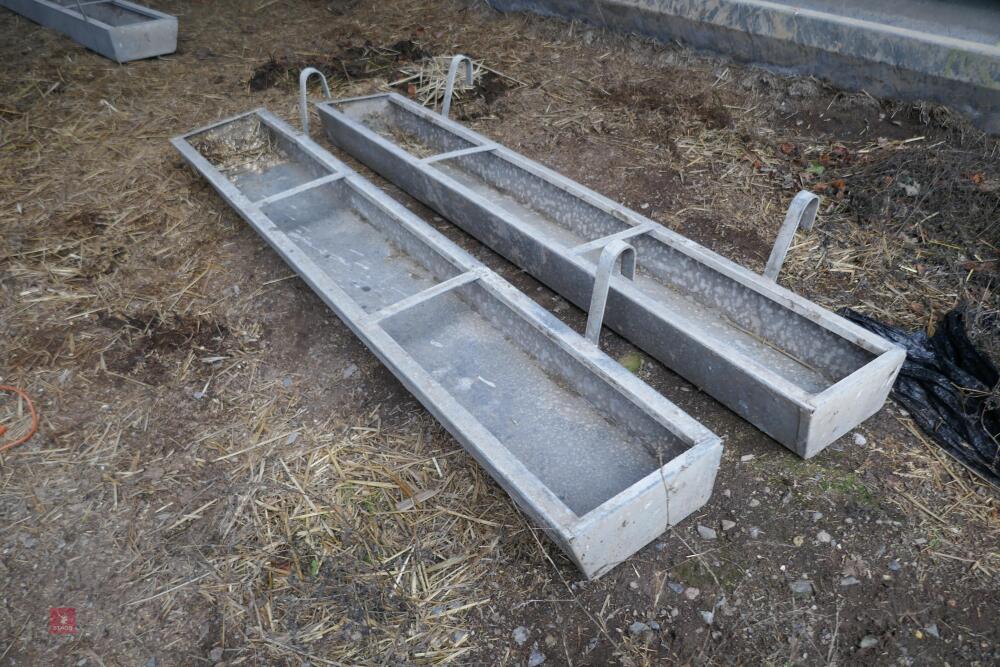 2 1.8M GALVANSIED HOOK ON FEED TROUGHS