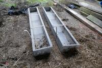 2 1.8M GALVANSIED HOOK ON FEED TROUGHS - 2